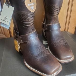Ariat men's harness patriot ultra boots brown